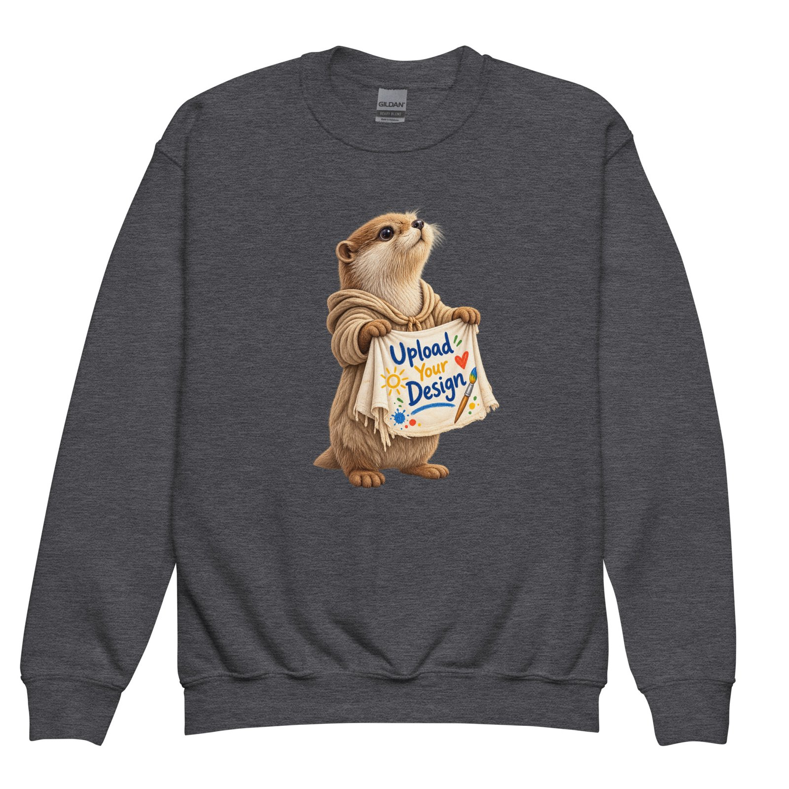 Youth crewneck sweatshirt - Image 2