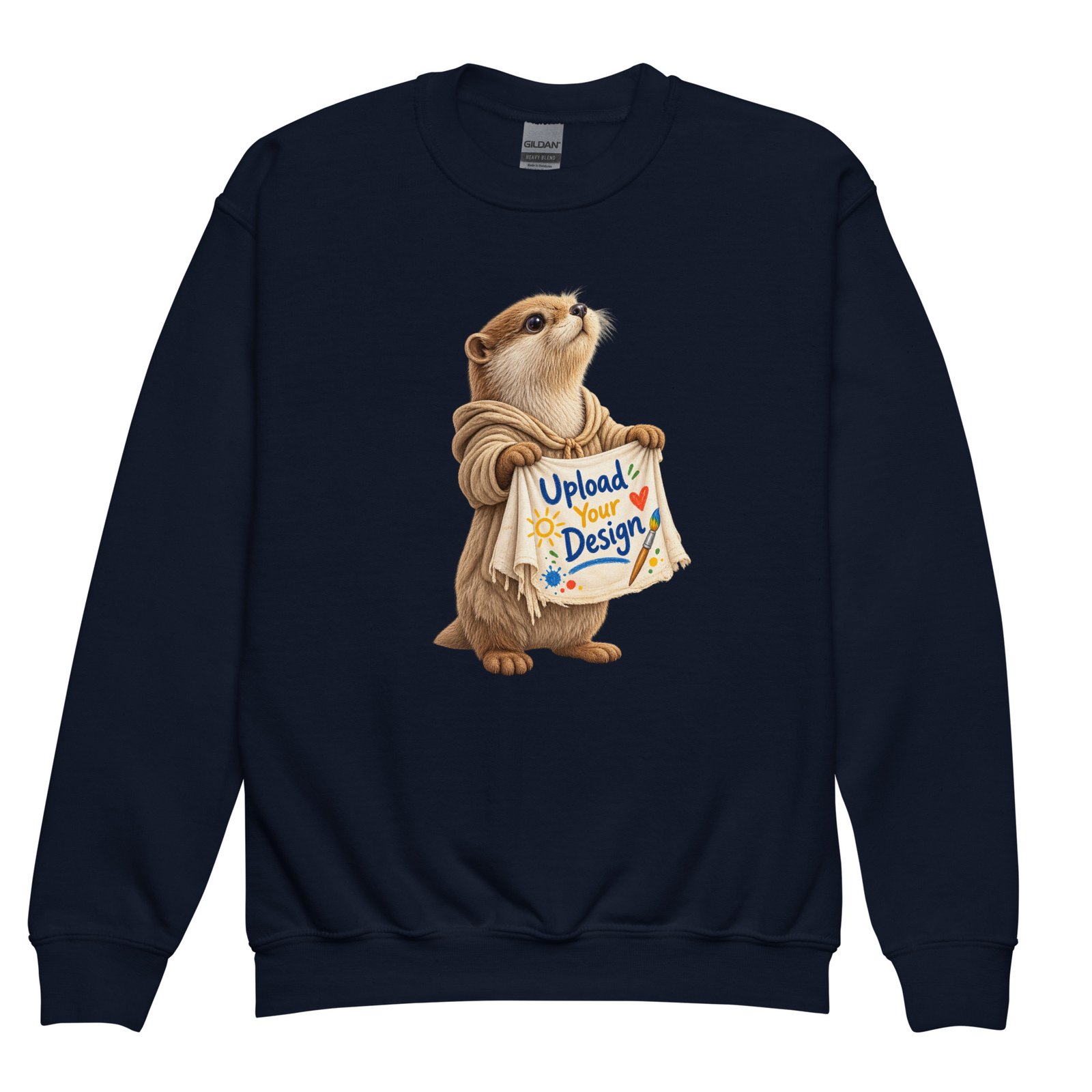 Youth crewneck sweatshirt - Image 4