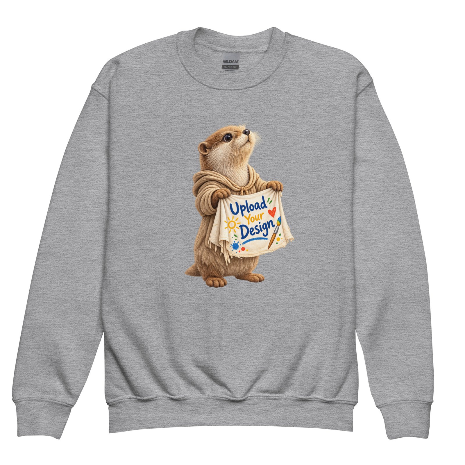 Youth crewneck sweatshirt - Image 7